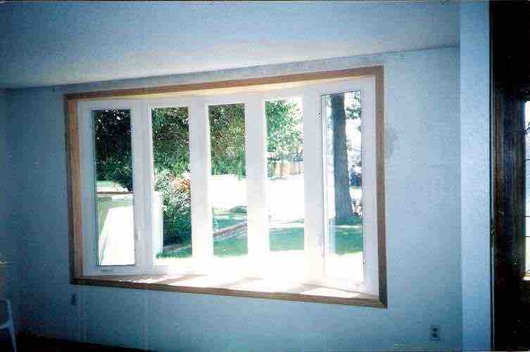 Best Custom Window in Orange County Bow Style Vinyl Frame